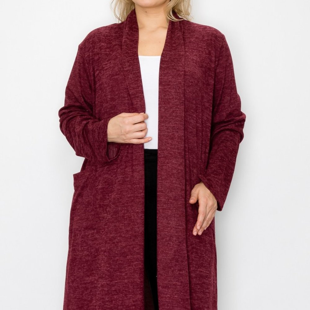 Plus Size Sweater Cardigan